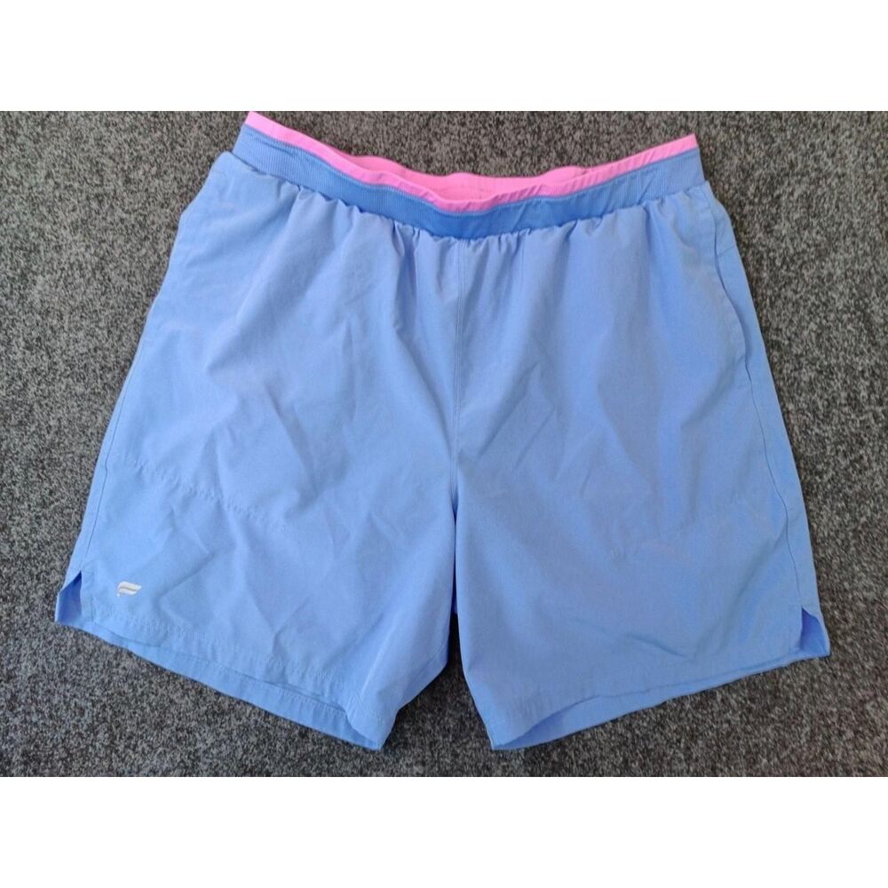 Fabletics Athletic Performance Shorts Blue Pink